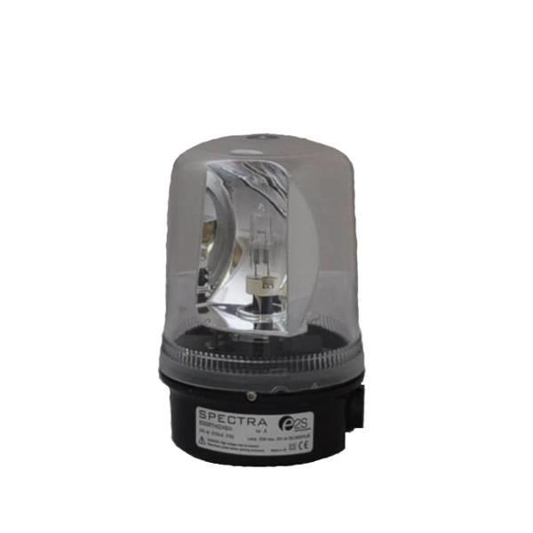 B300RTH024.7 E2S  Rotating Beacon B300RTH  24vDC 7:CLEAR 20w Halogen G6.35 IP65